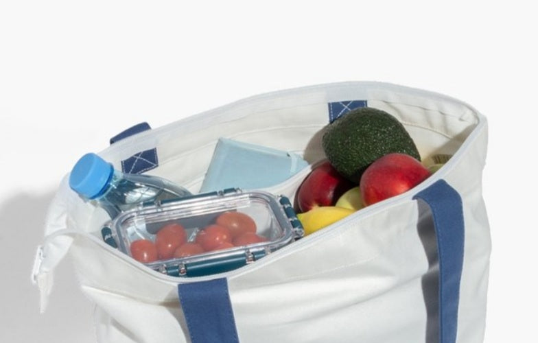 Yours Unconditionally Bespoke, Large Zipped Cotton Tote Bag