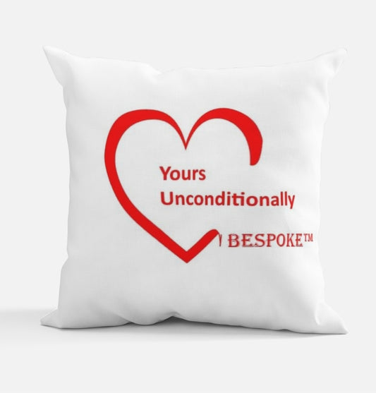 Yours Unconditionally Cushion - Red