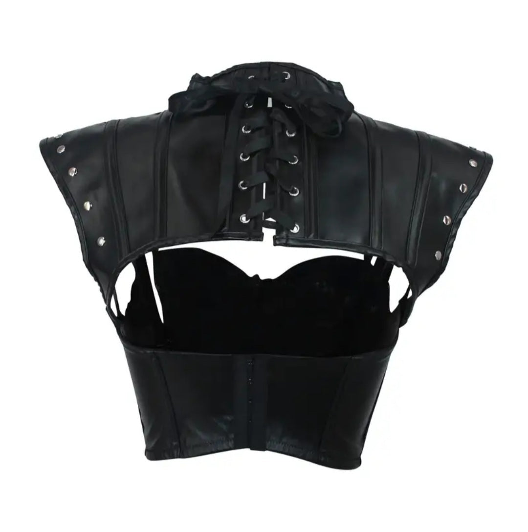 Bustier and Shoulder Bodysuit